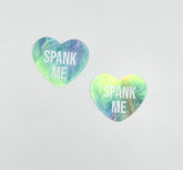 Spank Me Rainbow Sherbert Tie Die Candy Heart  Pasties